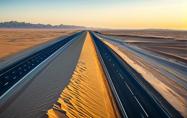 투르크메니스탄 고속도로 현황 - Here are three detailed image prompts for a stable diffusion model, based on the provided text: